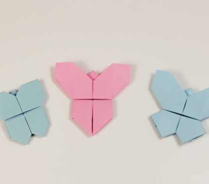 origami-animaux-papillons-papier-pastel-bleu-rose