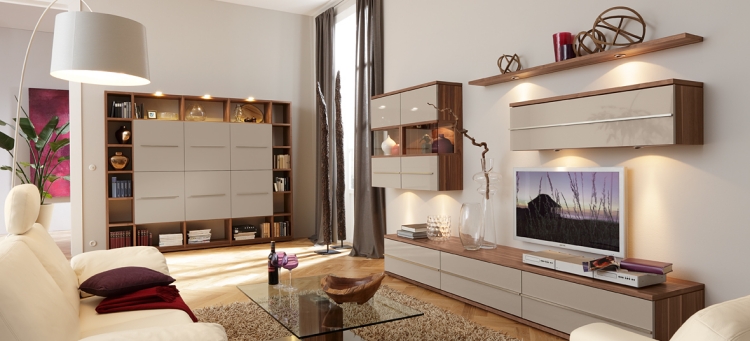 rangement-salon-moderne-meubles-beige-bois-table