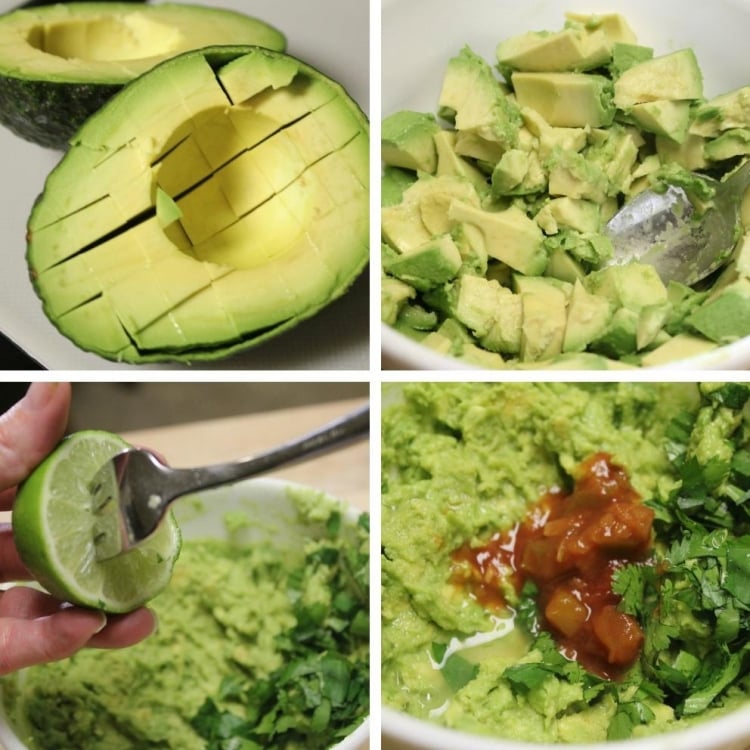 recettes-Halloween-facile-guacamole-avocados-lime-coriandre