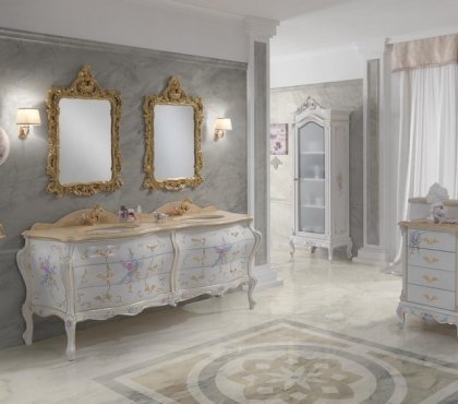 salle-bain-baroque-commode-noir-pieds-courbés