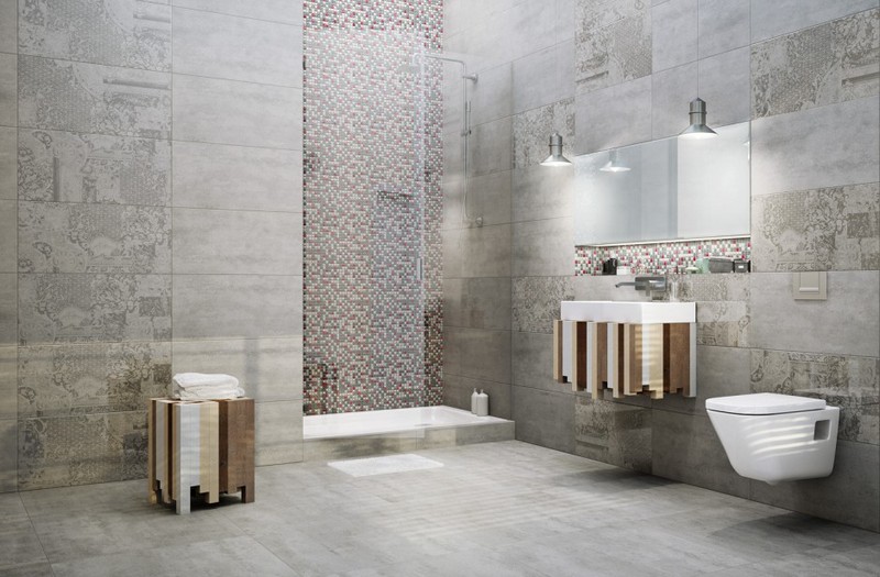 salle-bain-moderne-carrelage-aspect-pierre-naturelle-mosaique-cabine-douche