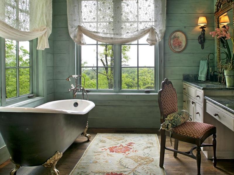 Salle de bain rétro carrelage, meubles et déco en 55 photos! Décor Baignoires Pieds