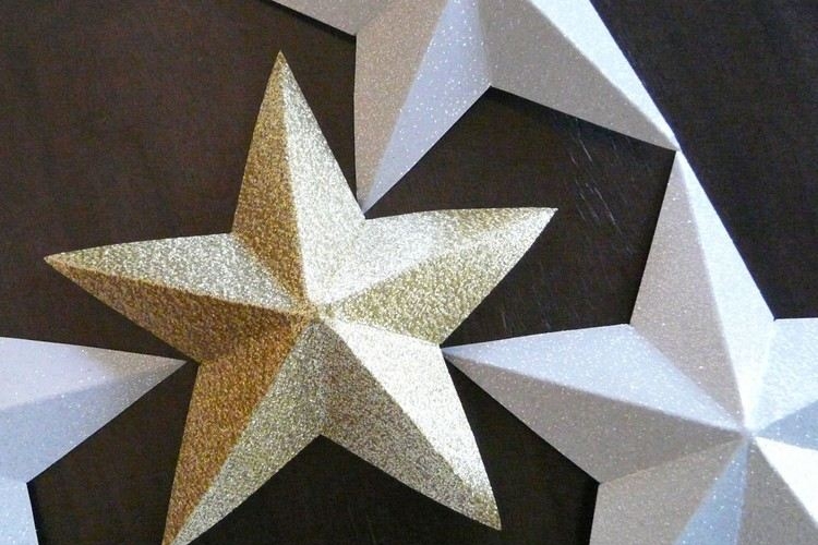 Étoile de Noël en papier à faire soi-même : DIY étoile 3d en 50 idées super