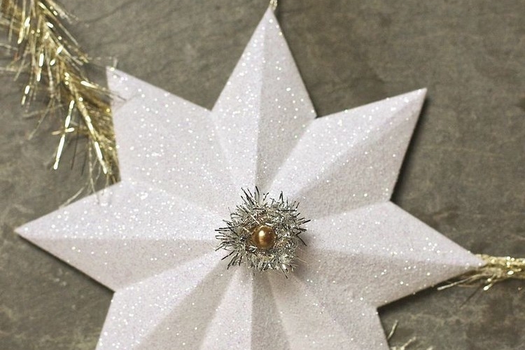 Étoile de Noël en papier à faire soi-même : DIY étoile 3d en 50 idées super
