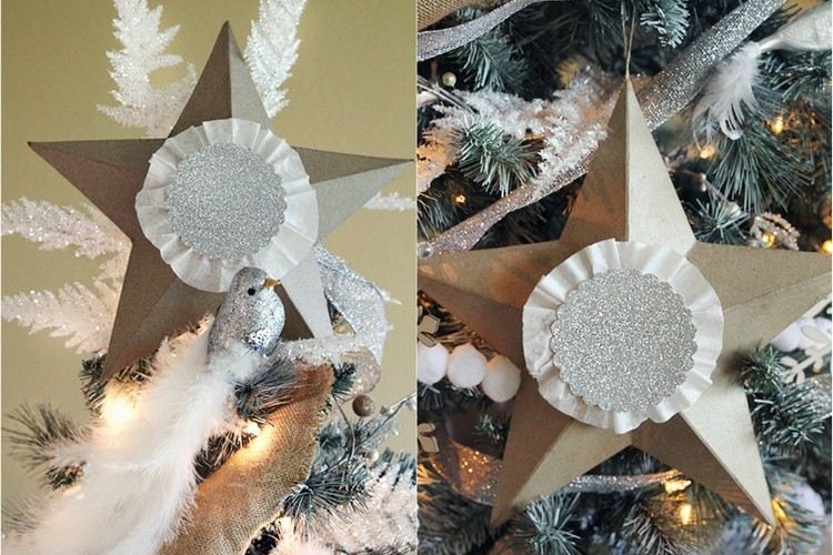 Étoile de Noël en papier à faire soi-même : DIY étoile 3d en 50 idées super