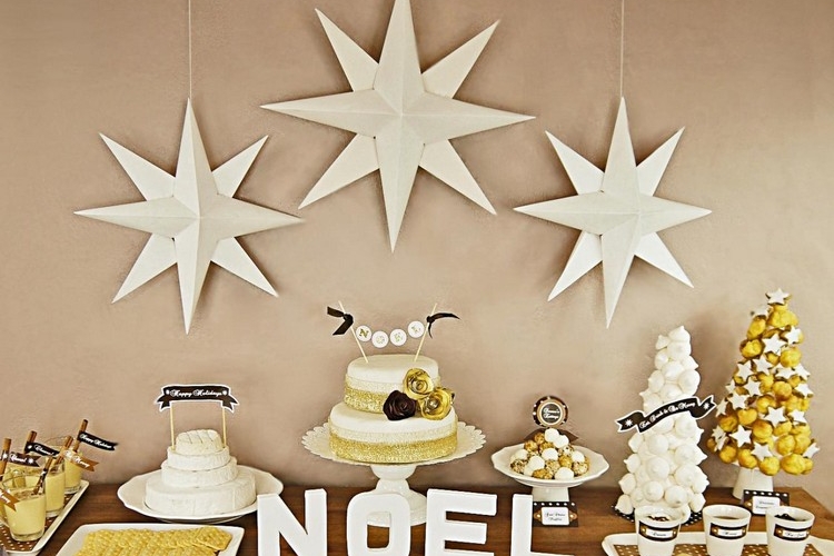 Étoile de Noël en papier à faire soi-même : DIY étoile 3d en 50 idées super