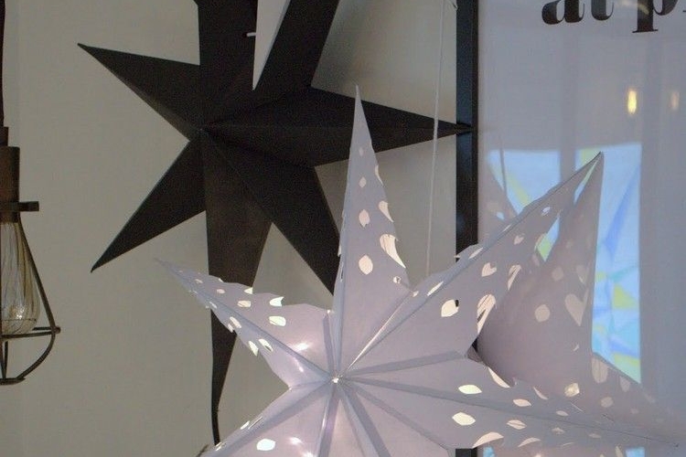 Étoile de Noël en papier à faire soi-même : DIY étoile 3d en 50 idées super