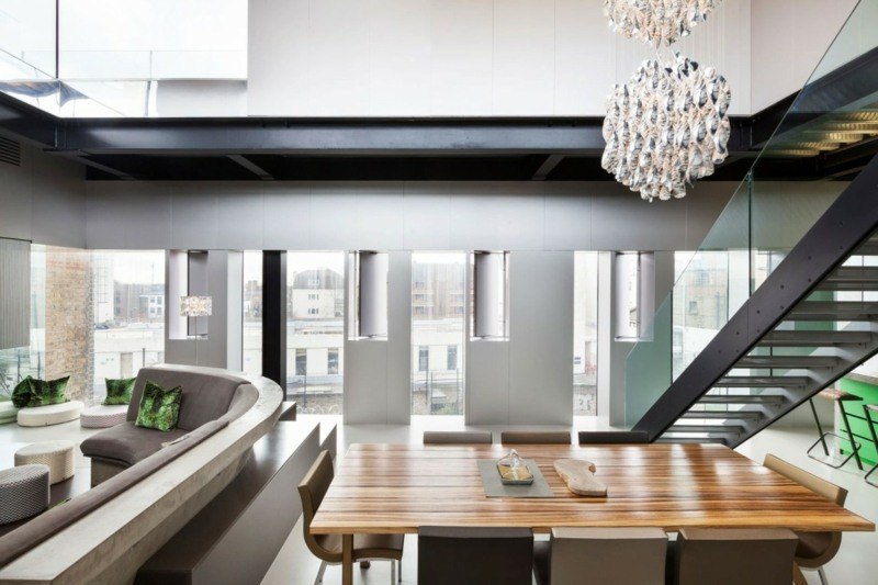 Béton ciré plan de travail cuisine pour un bel intérieur Décor Contemporaine cuisine