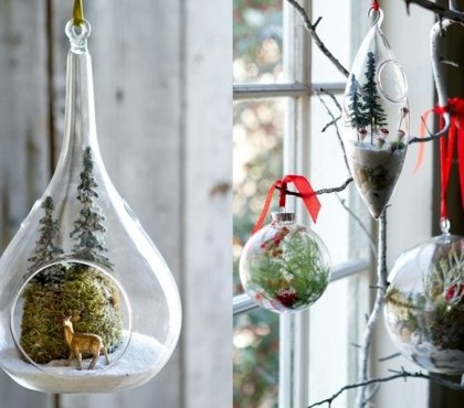 boules-Noël-verre-décorer-soi-même-suspendre-sapin-branches-brindilles