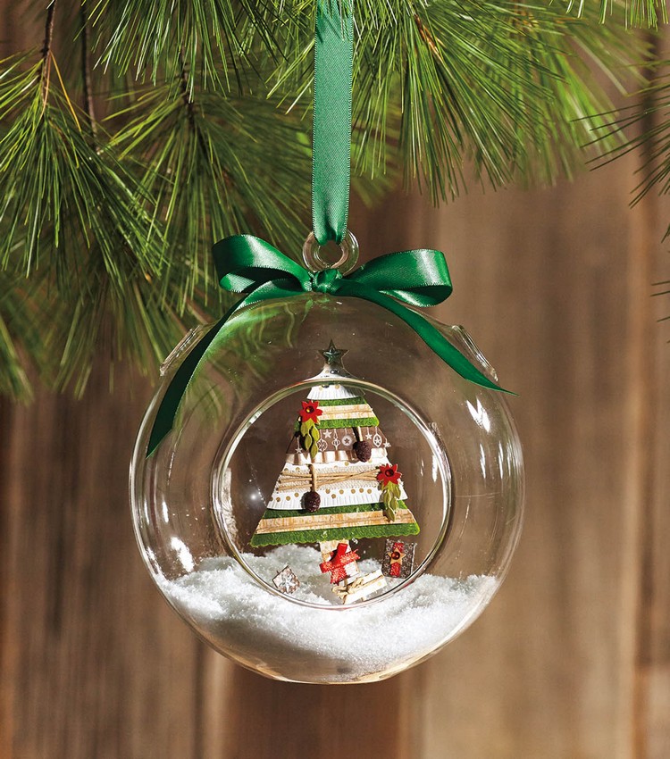 boules de Noël en verre transparent décorer-soi-même-suspendre-sapin