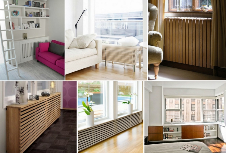 cache radiateur design bois-laqué-blanc-meuble-clayettes