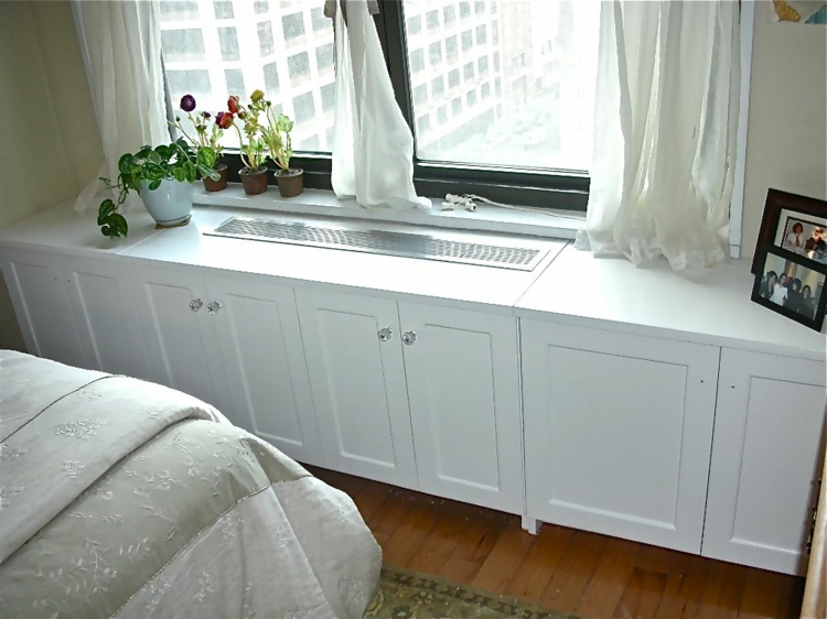 cache-radiateur-design-intégré-fenêtre-blanc