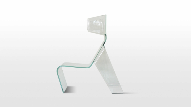 chaise design transparente forme extraordinaire-Kleer-Karim-Rashid