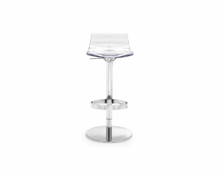 chaise-design-transparente-pied-central-métallique-tabouret-haut-Eau-Calligaris