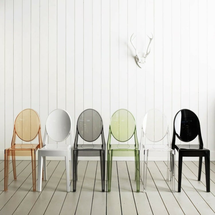 chaise-design-transparente-plexiglass-teinté-dossier-ovale