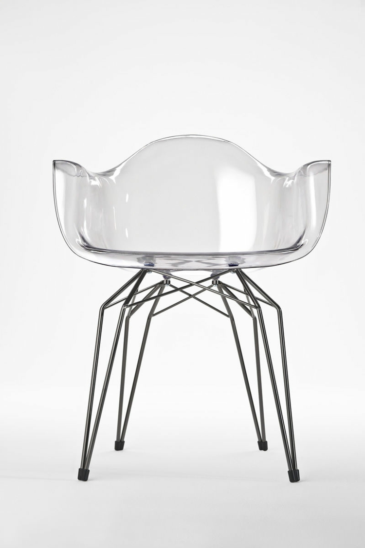 chaise-design-transparente-siège-acylique-pieds-métalliques-Diamond-Genesi