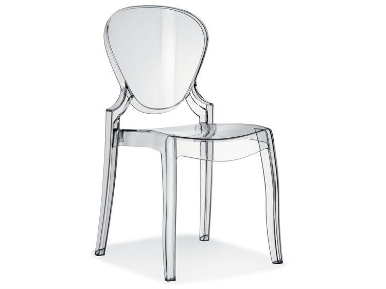chaise-design-transparente-teintée-gris-style-classique-Queen-Pedrali