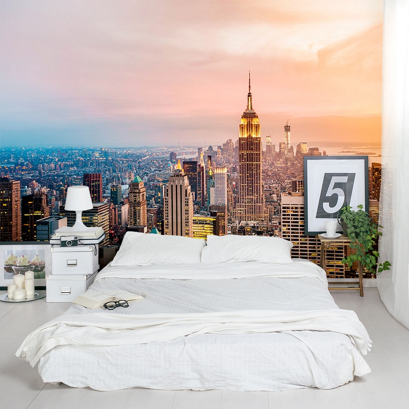 chambre-style-New-York-Empire-State-building-art-déco-skyline