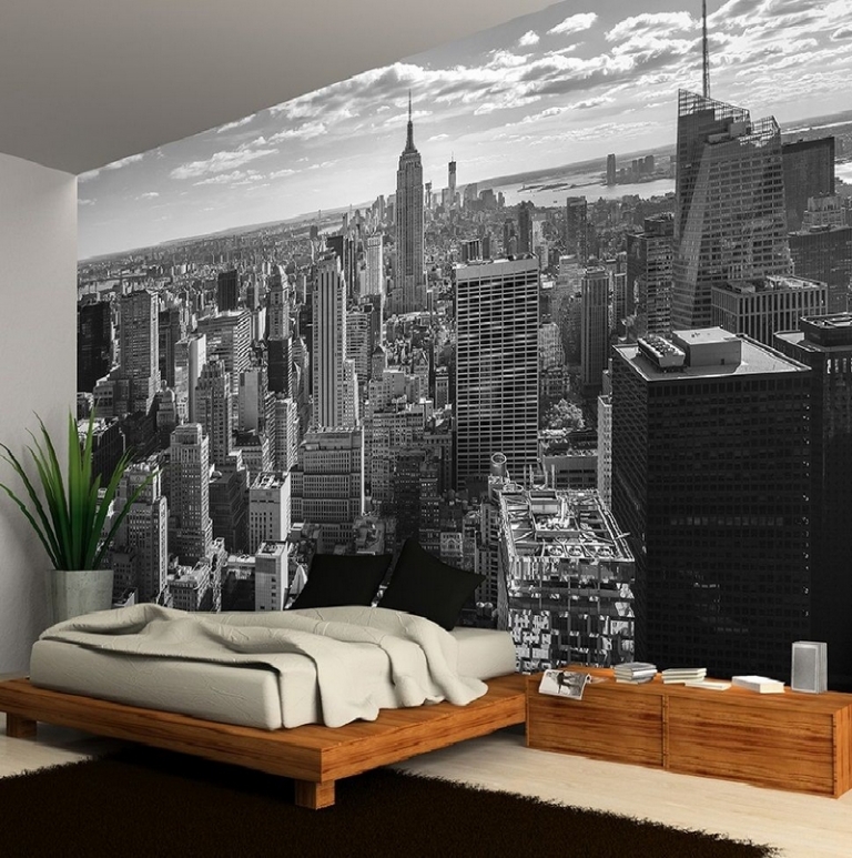 chambre-style-New-York-poster-mural-grand-format-skyline