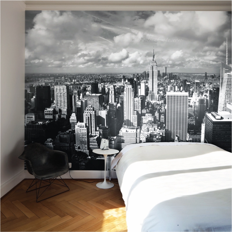 chambre-style-New-York-poster-mural-xxl-Empire-State-building
