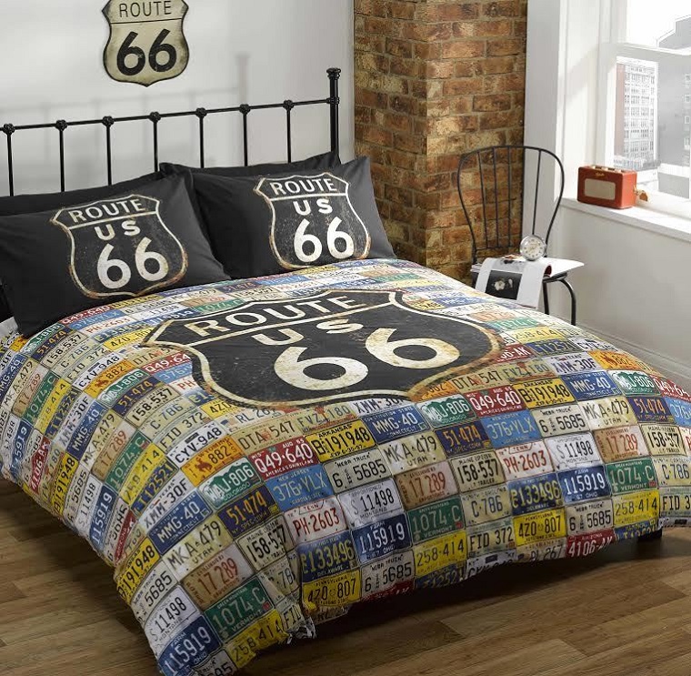 chambre style New York route 66-trans-continentale