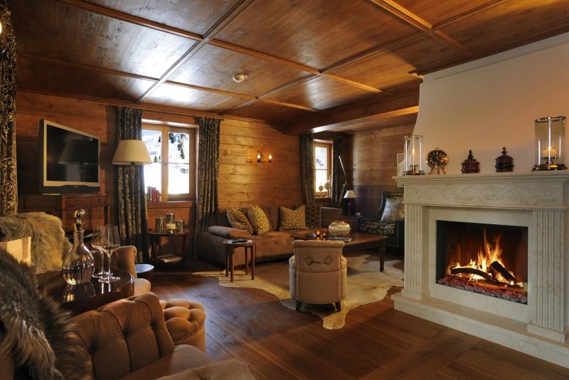 Cheminée bois moderne allumez le feu chez vous ! Désign Rustique cheminée