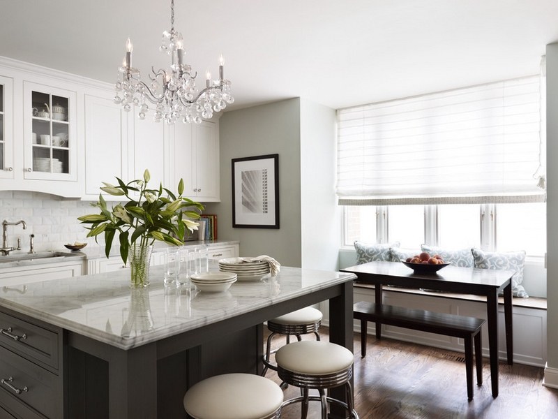 Coin repas cuisine astuces d'aménagement et photos cool Deco cuisine avec table intégrée
