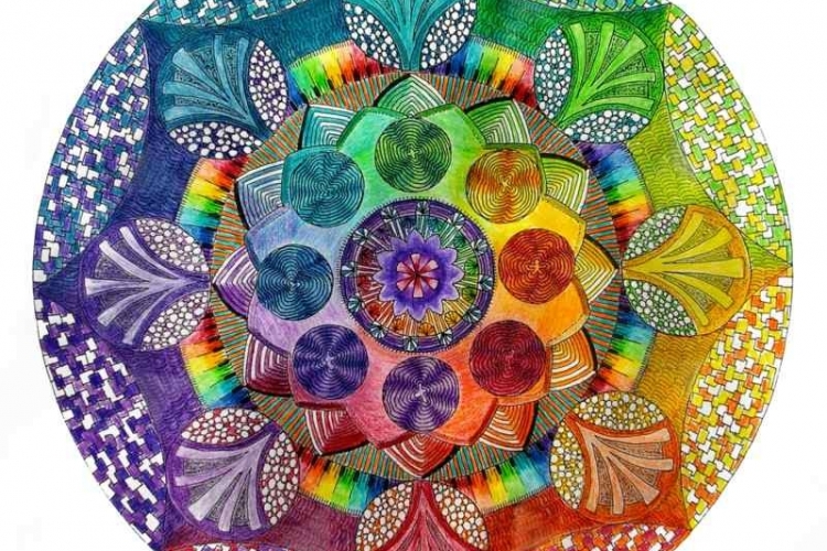 coloriage-imprimer-mandala-dessin-réalisé-couleurs-vives