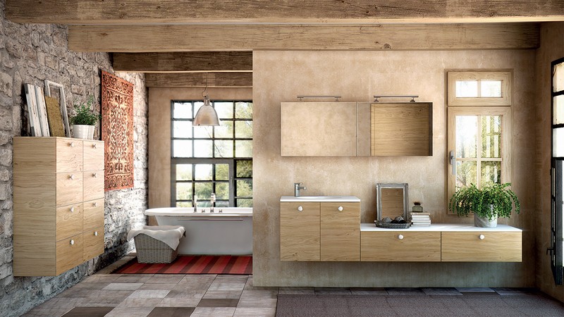 decoration-salle-bain-zen-mur-pierre-naturelle-meuble-vasque-bois-plante-verte 
