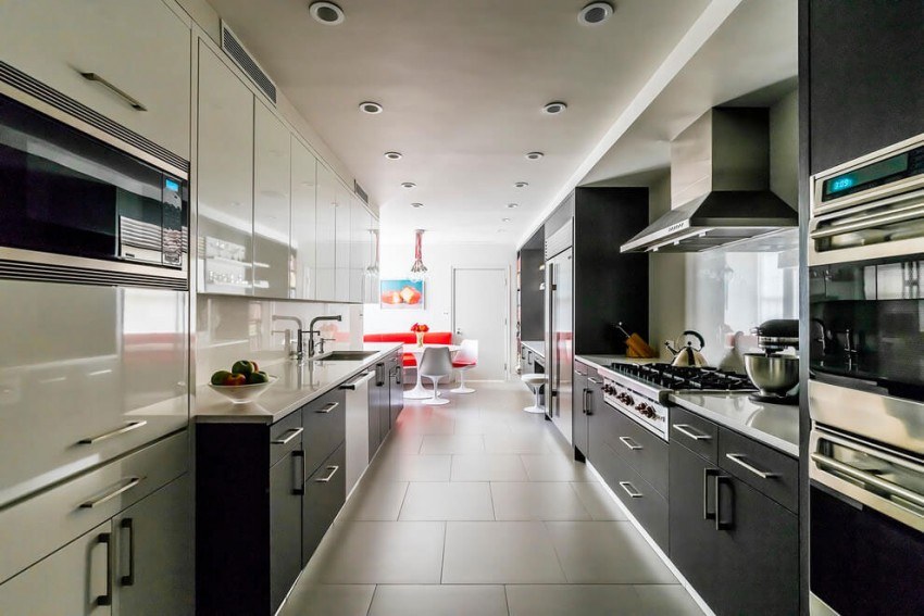design-intérieur-moderne-cuisine-laqué-blanc-gris-acier