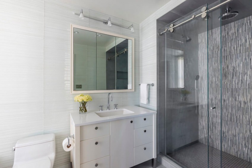 design-intérieur-style-moderne-salle-bains-blanc-gris