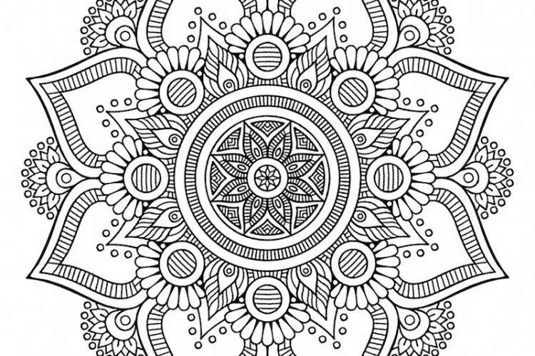 Coloriage à imprimer mandala : 40 modèles