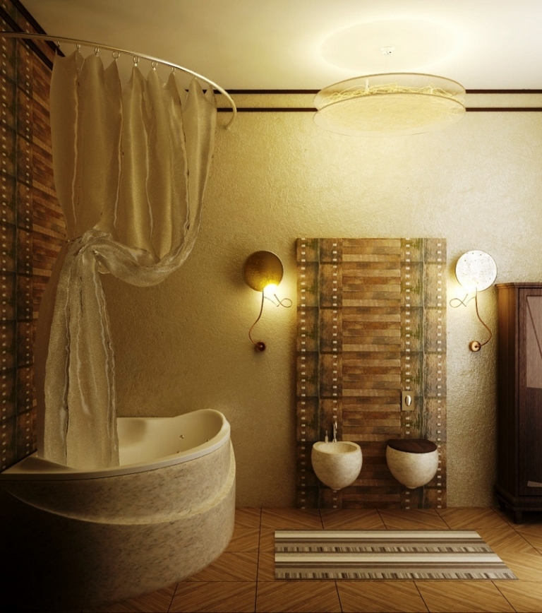 déco-salle-bain-romantique-style-ancien-sanitaire-pierre-naturelle-rideau