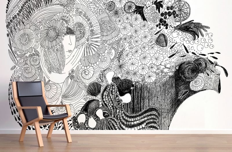grand-poster-mural-art-graphique-fauteuil-cuir-Mariella-Fasson