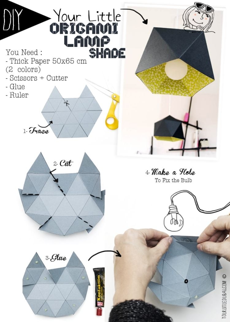 lampe-papier-origami-artisanale-étapes-fabrication-détail