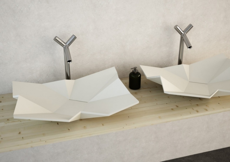 lavabo-design-original-inhabituel-papier-plié-origami