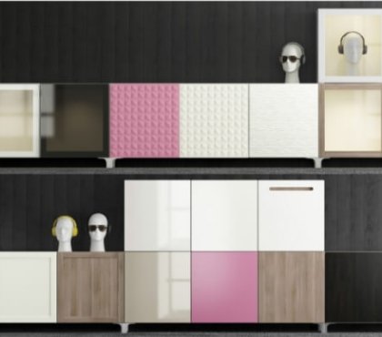 meuble besta ikea système-modulable-rangements-multicolores