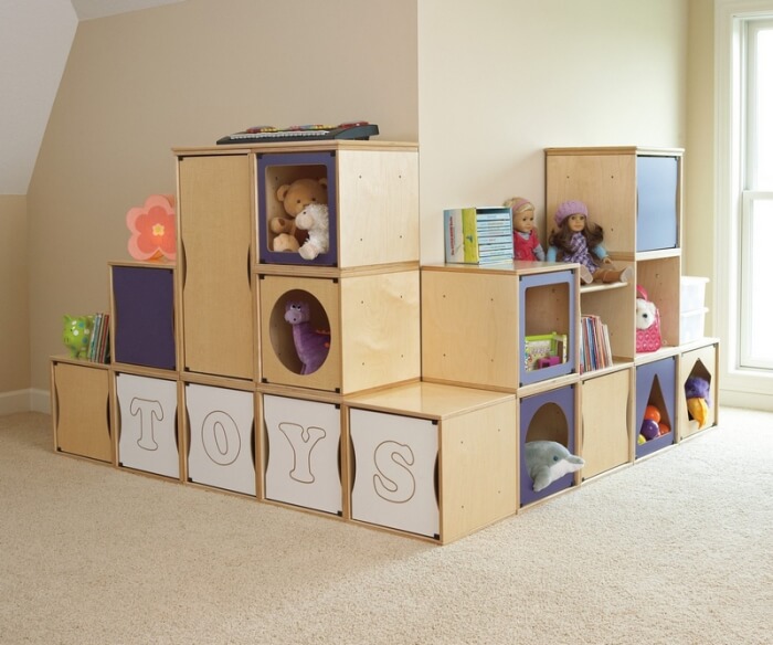 meuble rangement enfant cubes-bois-clair-design-chic