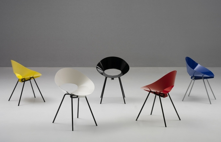 meubles-design-italien-chaises-acier-KD04-peintes-couleurs-variées