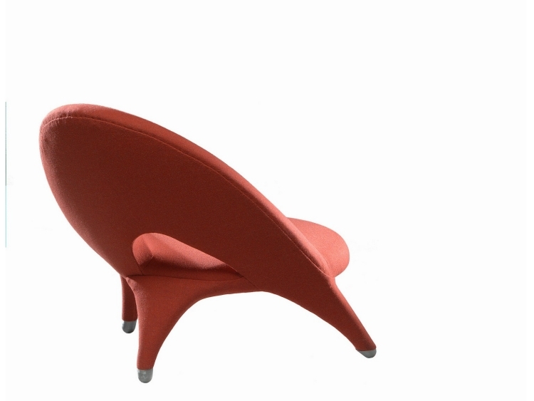 meubles-design-italien-fauteuil-tripode-arabesk-tapissé-tissu-orange