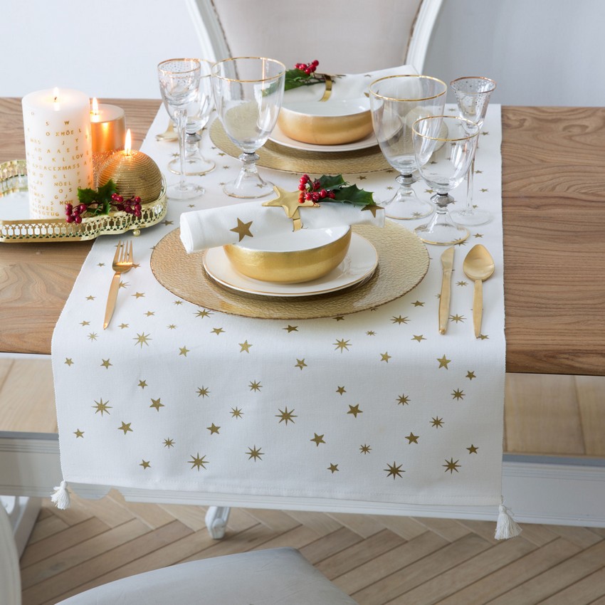 nappe-noel-zara-home-chemin-table-blanc-etoiles-or-rond-serviette-etoile-or