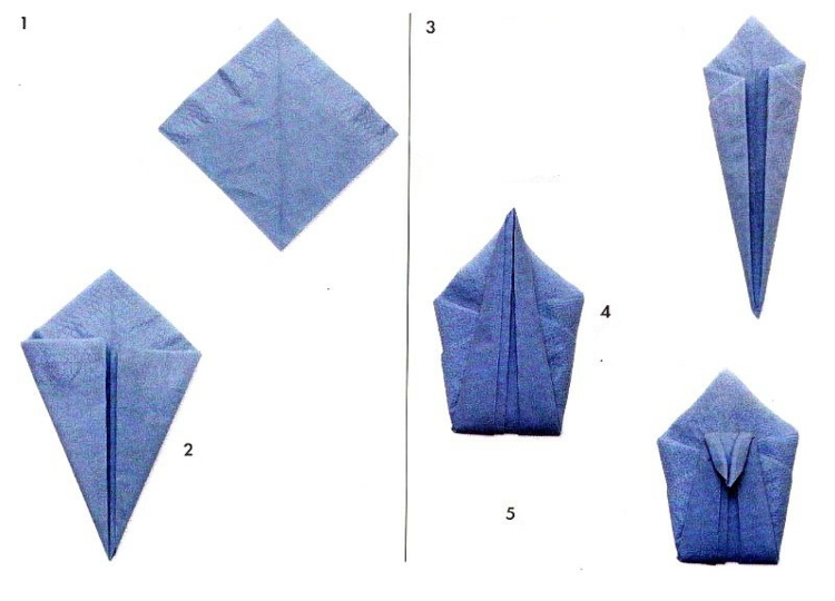 pliage-serviettes-papier-cygne-instructions