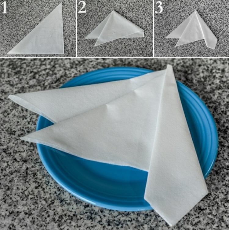 pliage-serviettes-papier-style-francais-elegant