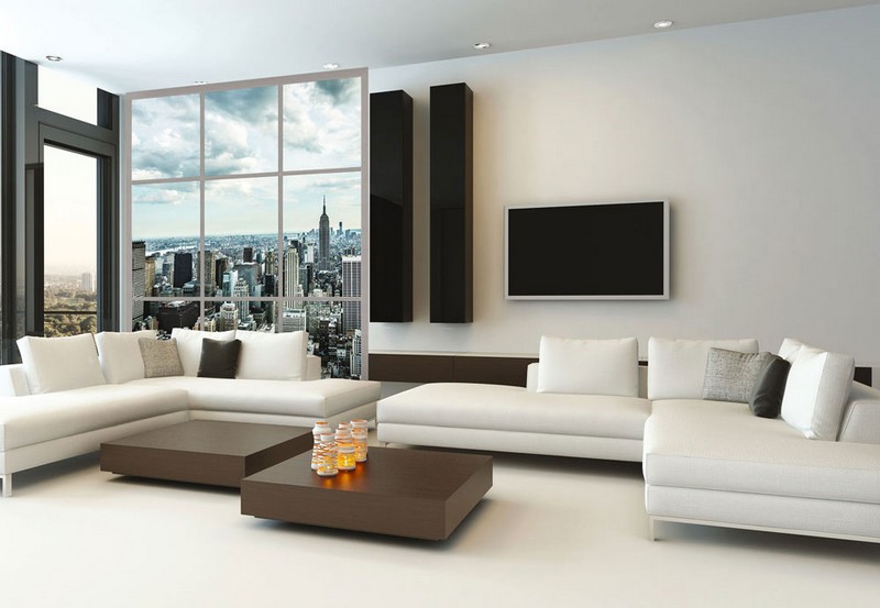 poster-mural-new-york-fausse-fenetre-paysage-urbain-salon-canapes-blancs