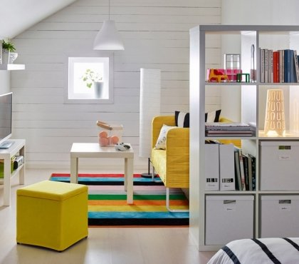 rangement-cube-Ikea-séparation-espace-8-cases-combles-aménagés