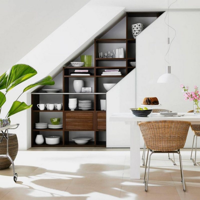 Rangement sous escalier et idées d'aménagement alternatif Amenagement inspiration Escalier