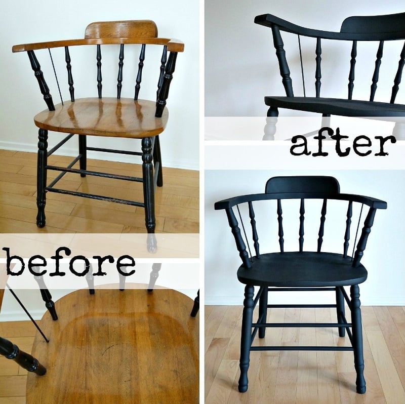 relooker-meuble-ancien-peinture-chaise-antique-repeinte-noir-mat