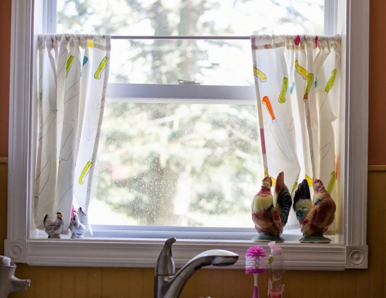 55 rideaux de cuisine et stores pour « habiller » les fenêtres Décor rideaux Dentelle
