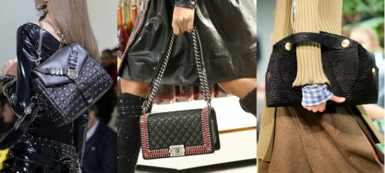 sac-main-original-Chanel-cuir-noir-matelassé-modèles-cuir-clouté