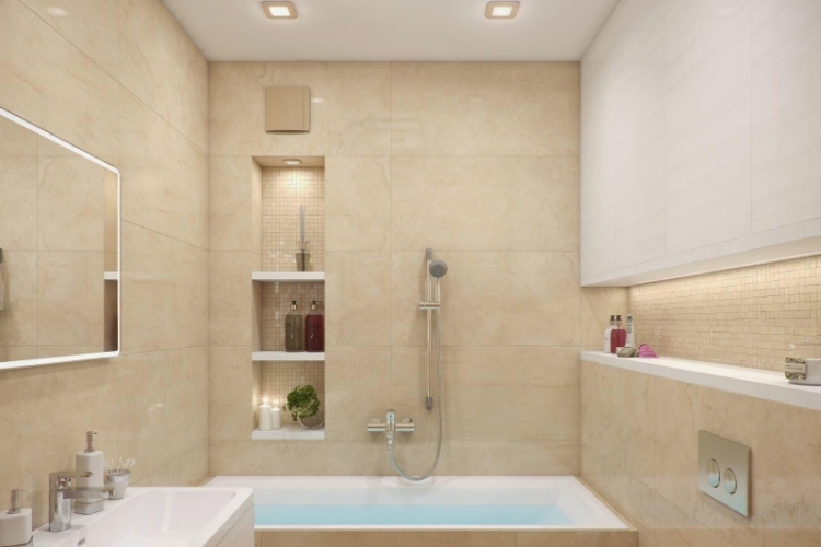 Salle de bain travertin – le chic noble de la pierre naturelle